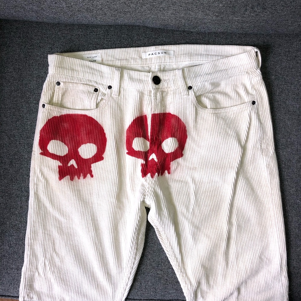 1 of 1, Half-evil inspired corduroy cut off shorts
